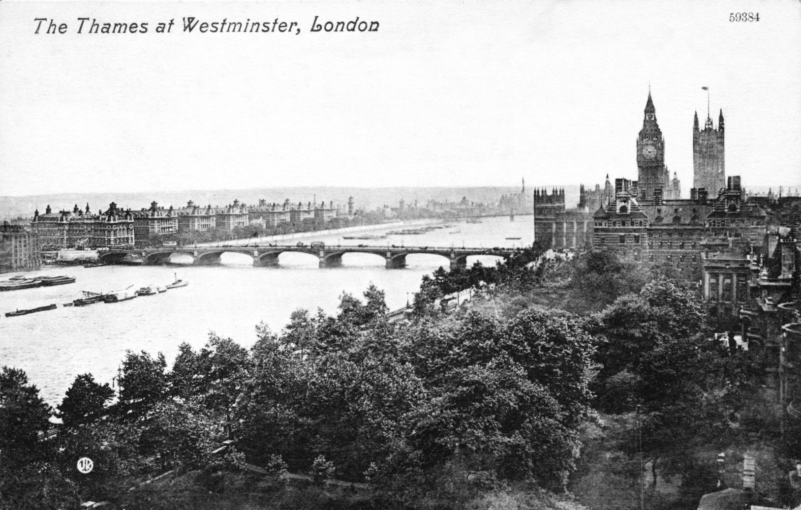 London Westminster Bridge,river view